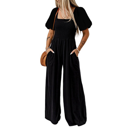 Short Sleeve Jumpsuit