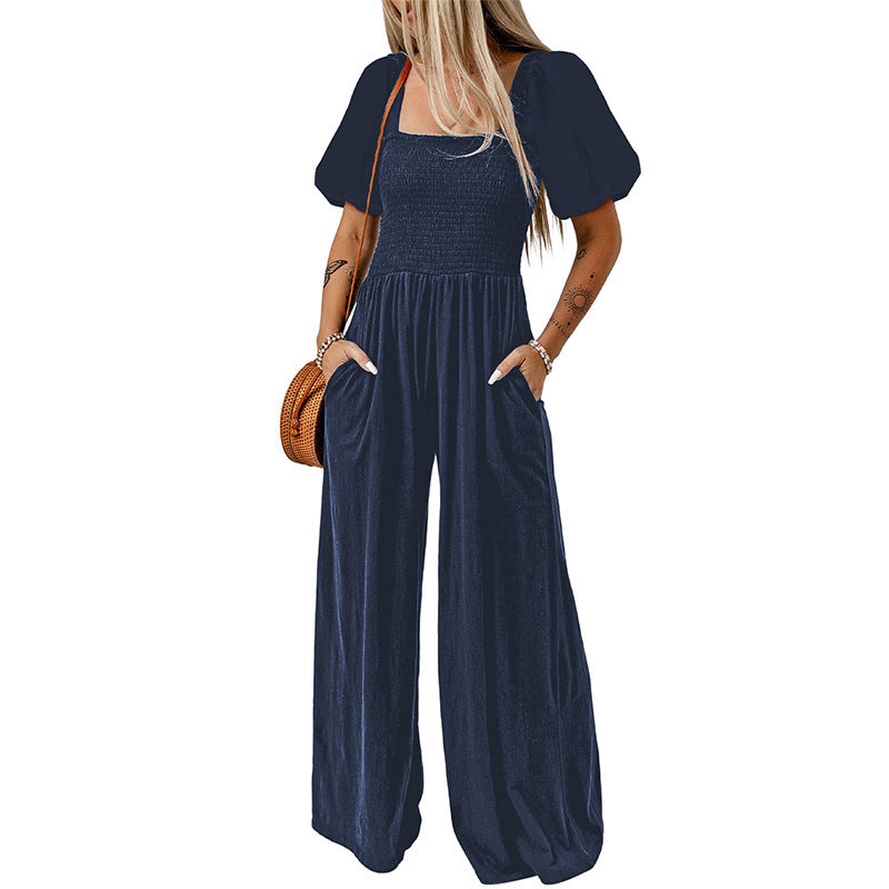 Short Sleeve Jumpsuit