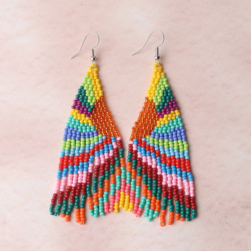 Bohemian Long Fringe Earrings