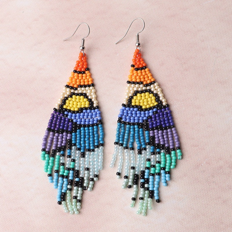 Bohemian Long Fringe Earrings