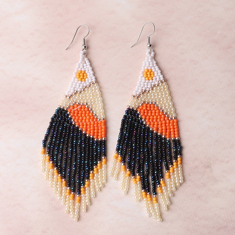 Bohemian Long Fringe Earrings