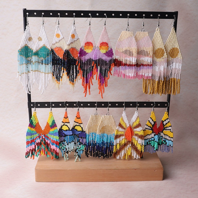 Bohemian Long Fringe Earrings