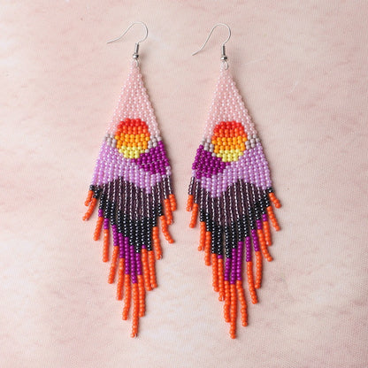 Bohemian Long Fringe Earrings