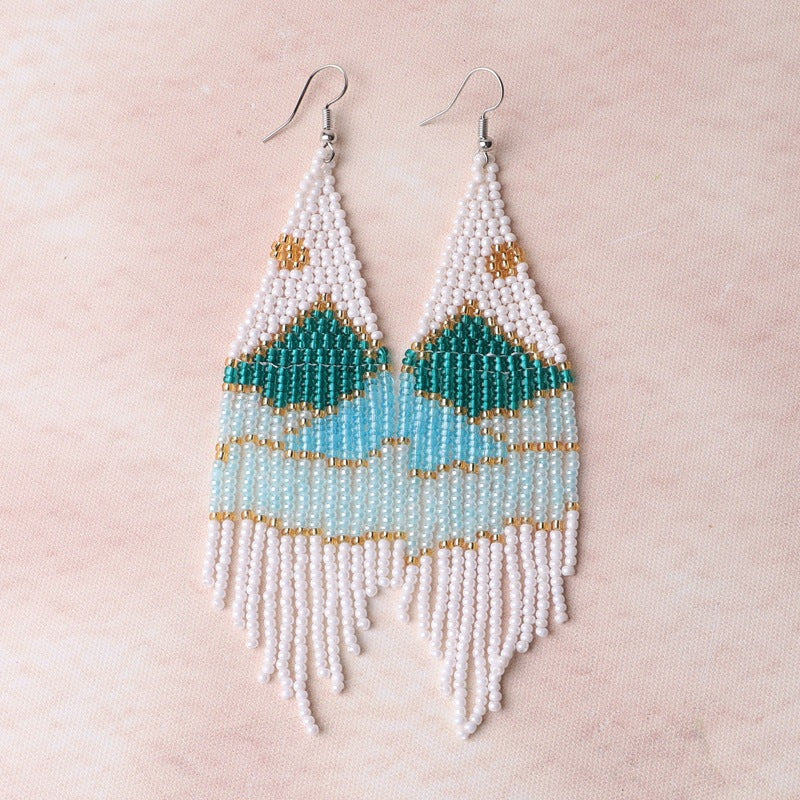 Bohemian Long Fringe Earrings