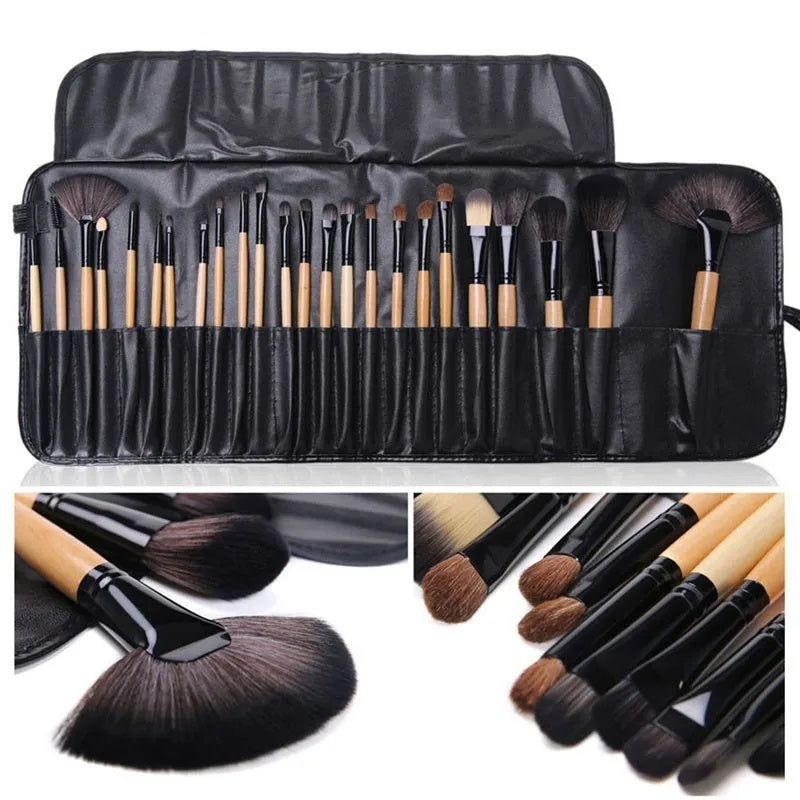 24 Pcs Makeup Brush Sets: Professional Cosmetics Brushes