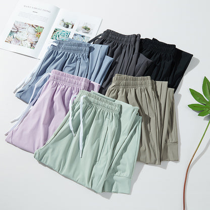 Silk Sun-Proof Trousers for Spring and Summer